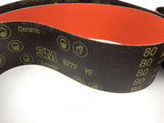 4"x156" Cloth Sanding Belt 3M 977F 80 YF-Weight Cubitron 48743 1pk 2