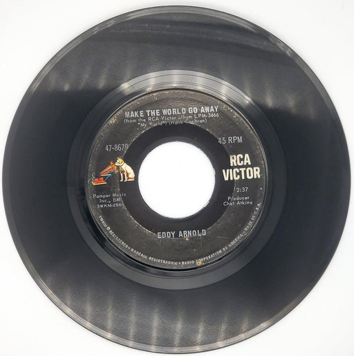 Eddy Arnold Make The World Go Away Record 45 RPM Single 47-8679 RCA 1965 1