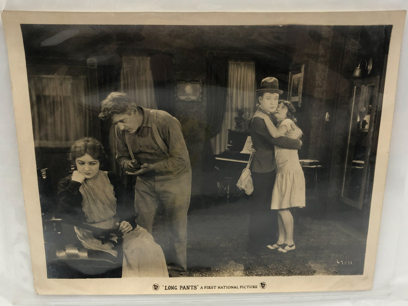 Original Harry Langdon Photograph Silent Movie Long Pants 8x10 Gladys Brockwell