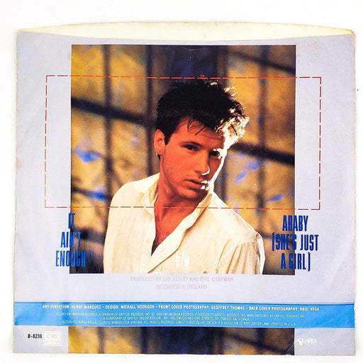 Corey Hart It Ain't Enough Record 45 RPM Single B-8236 EMI 1983 2