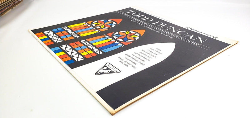 Todd Duncan And The Gospel Singers 33 RPM LP Record Sutton SSU 285 4