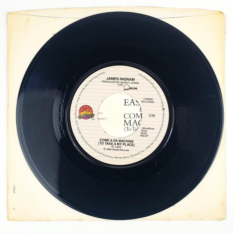 James Ingram There's No Easy Way Record 45 RPM Single 7-29316 Qwest 1983 4