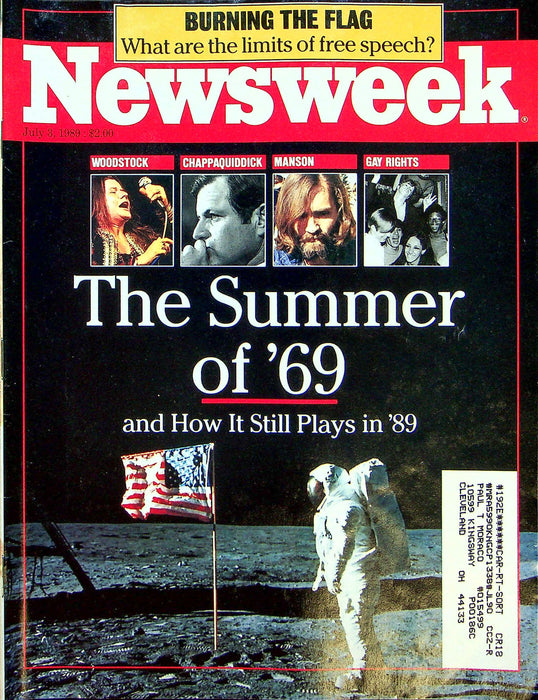 Newsweek Magazine July 3 1989 Supreme Court Ruling Flag Burning China Leader