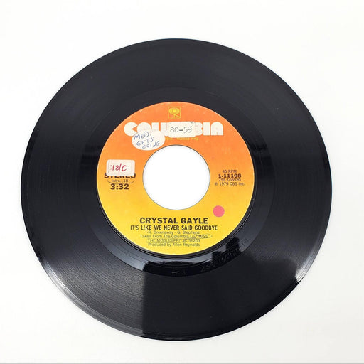 Crystal Gayle It's Like We Never Said Goodbye Single Record Columbia 1979 1