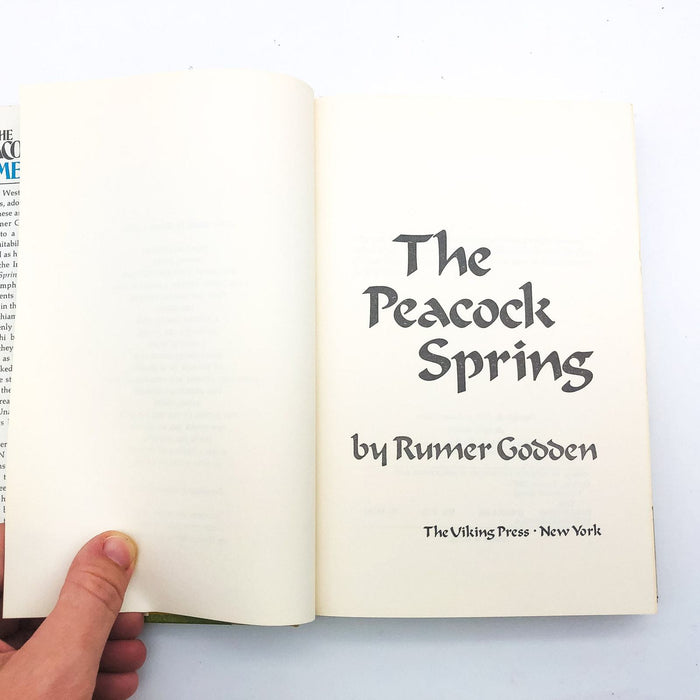 The Peacock Spring Hardcover Rumor Godden 1975 India Coming Of Age 1st Edition 7