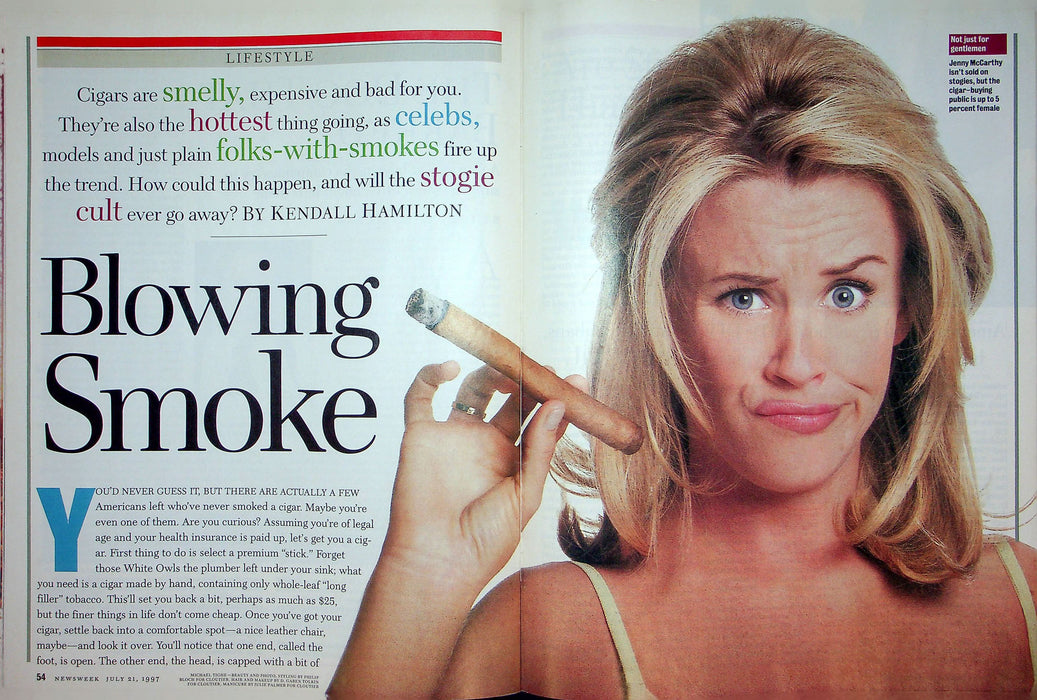 Newsweek Magazine July 21 1996 Smoking Cigars America Trend Palmtop Computers