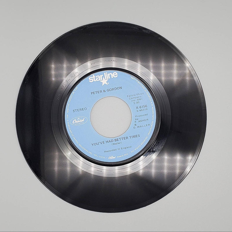 Peter & Gordon Lady Godiva / You've Had Better Times Single Record Capitol 2