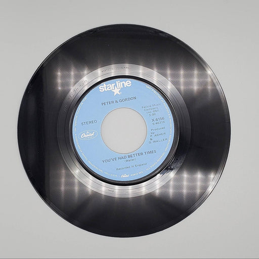 Peter & Gordon Lady Godiva / You've Had Better Times Single Record Capitol 2
