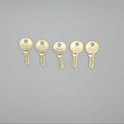 5x Yale RN110 Key Blanks J JMK Keyway Nickel Silver 6 Pin NOS 3