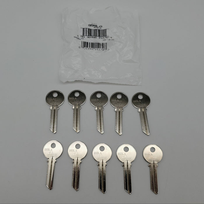 10x Ilco 998LA for Yale EN11LA Key Blanks EN11LA Keyway Nickel Silver 6 Pin NOS