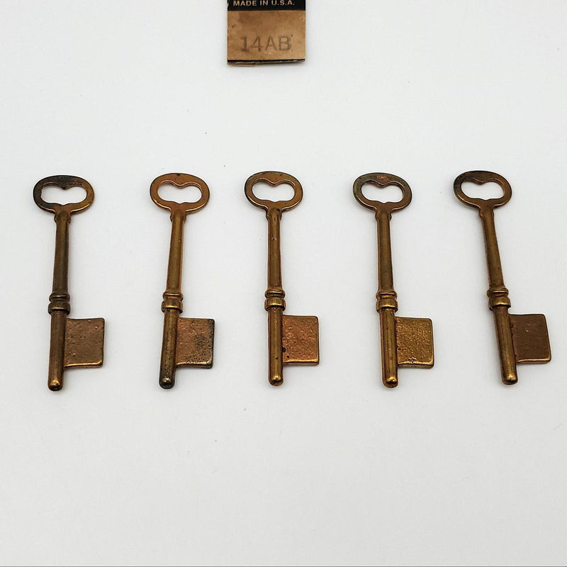 5x Ilco 14AB Bit Key Blanks BIT Dimensions 0.63" Wide 0.5" Height 0.142" Thick