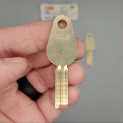 5x Yale R-481 1/2 Key Blanks P Keyway Nickel Silver 4 Pin NOS 1