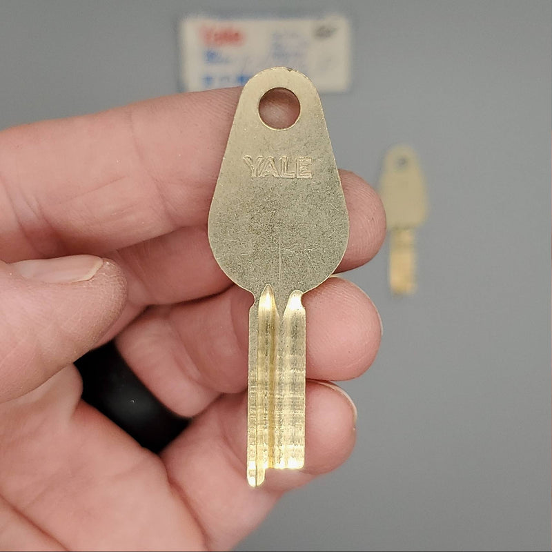 5x Yale R-481 1/2 Key Blanks P Keyway Nickel Silver 4 Pin NOS 1