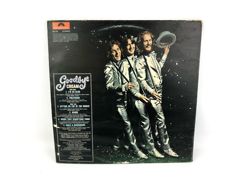 Cream Goodbye Record 33 RPM LP 583-053 Polydor 1969 Gatefold IMPORT 3