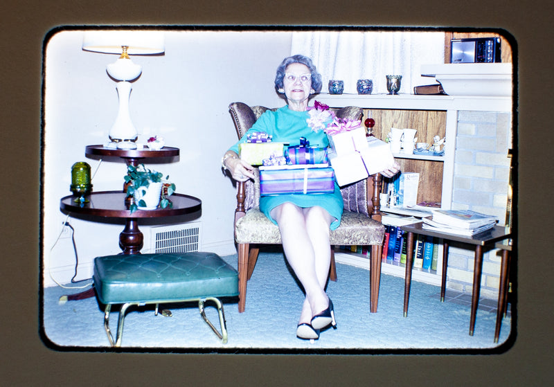 Vintage 35mm Photo Transparency Slides - Elderly Couple 1970-1975 | Lot of 3