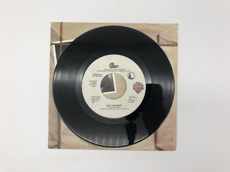 Chicago Stay the Night Record 45 RPM 7" Single 7-29306 Warner Bros 1984 PROMO 3