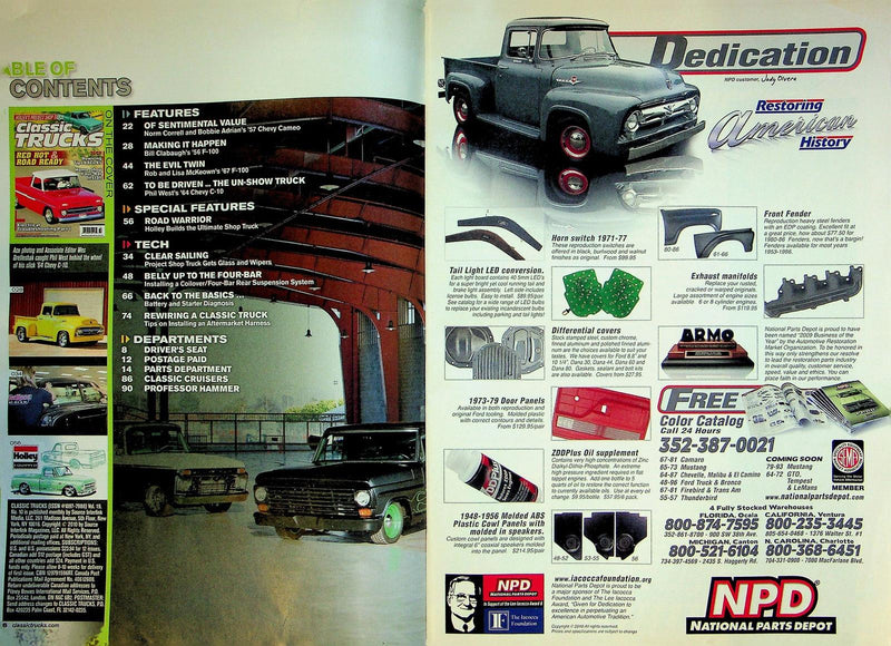 Classic Trucks Magazine October 2010 Vol 19 # 10 Rewiring Tips & Tricks