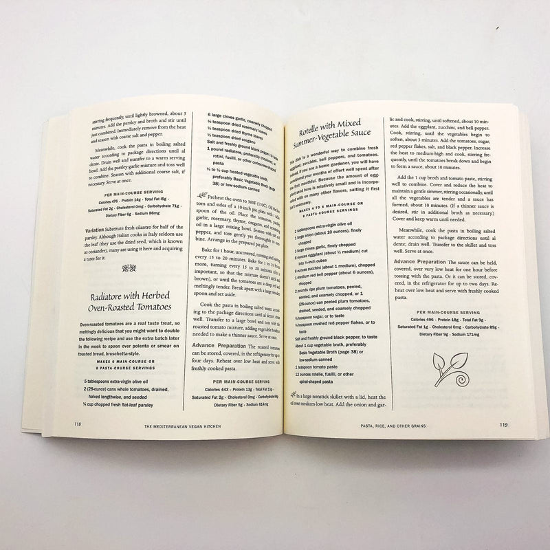 The Mediterranean Vegan Kitchen Paperback Donna Klein 2001 Cookery 1st Edition 8