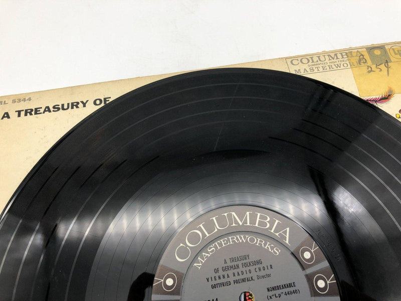 A Treasury of German Folksong Record 33 RPM LP ML 5344 Columbia 1959 10
