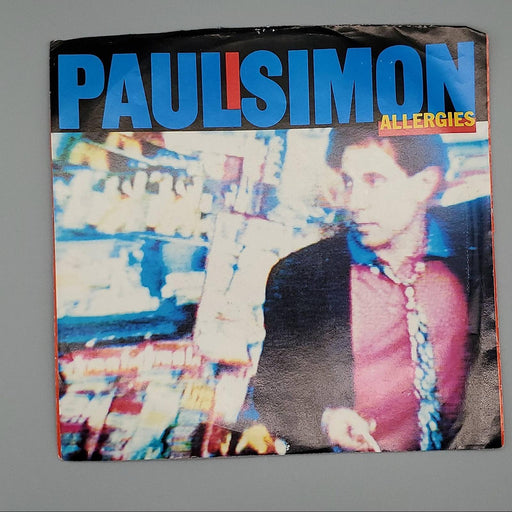 Paul Simon Allergies Single Record Warner Bros. 1983 7-29453 1