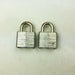 2ct Vintage No 3 Master Lock Padlock 1-1/8" Shackle New NOS Keyed Alike 3687 10