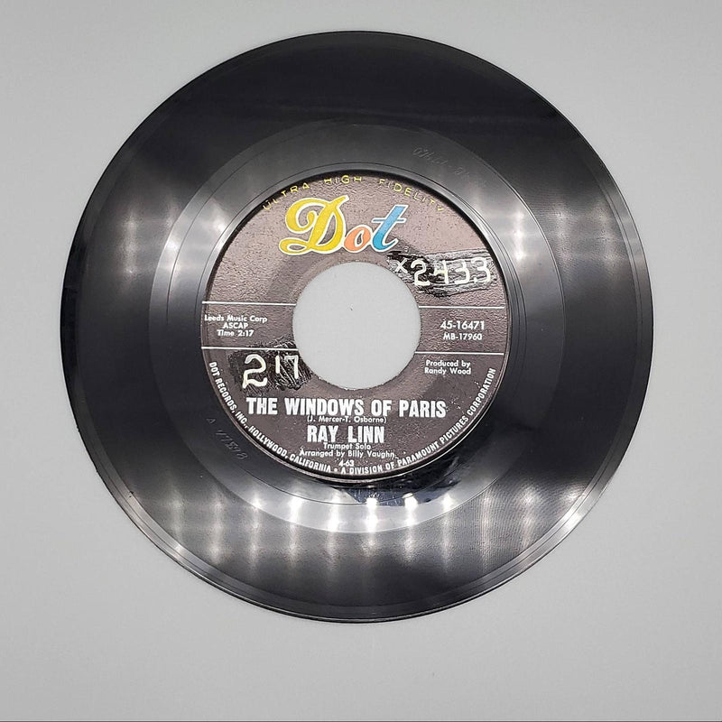 Ray Linn The Windows of Paris / Trumpeter's Dream Single Record Dot Records 1