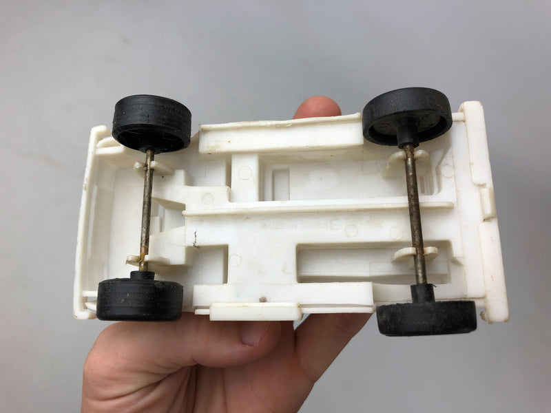 Plastic Ambulance Toy Paramedic American Red Cross Van White Door Opens