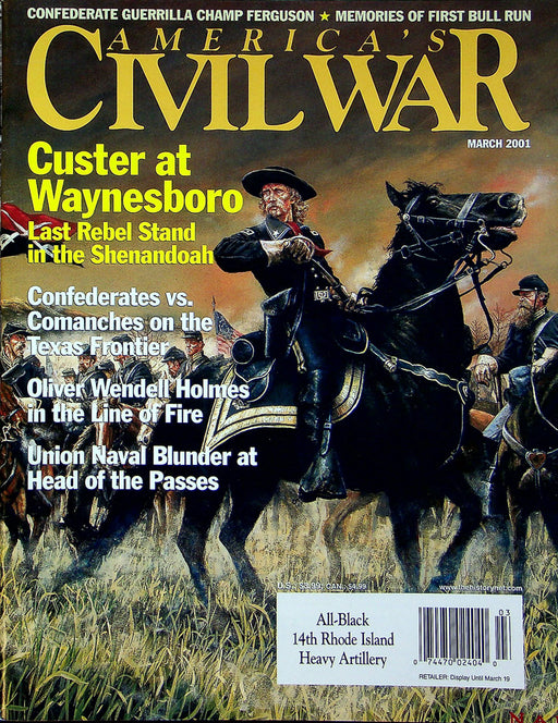 America's Civil War Magazine March 2001 Vol 14 No 1 Custer At Waynesboro 1