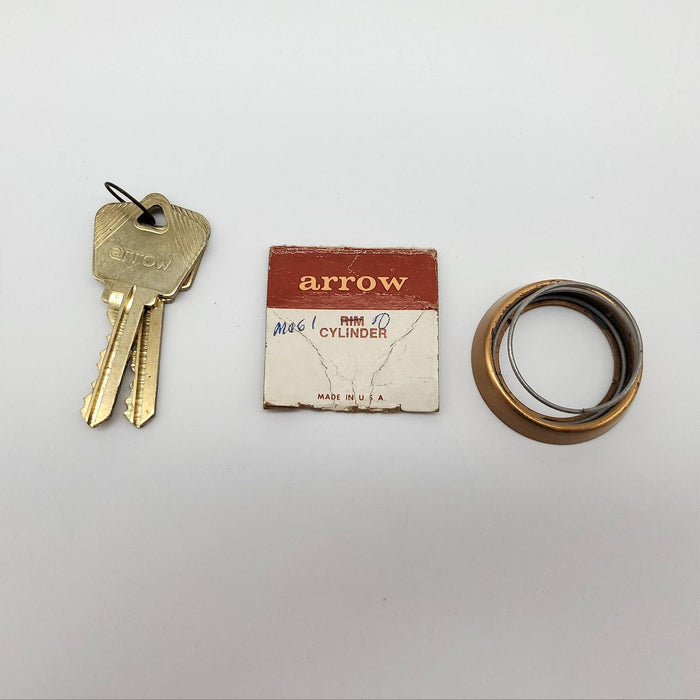 Arrow Mortise Cylinder Lock MC61 Satin Bronze US10 1-1/8" Length NOS