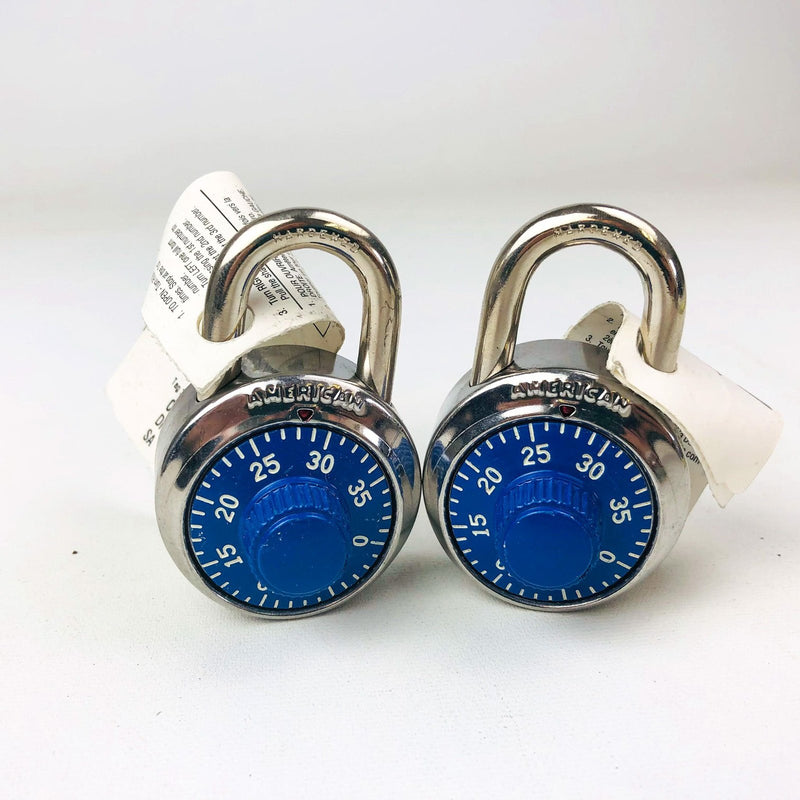2ct American Lock Co Combination Padlock Combo Model A400K 411 Vintage New NOS 5