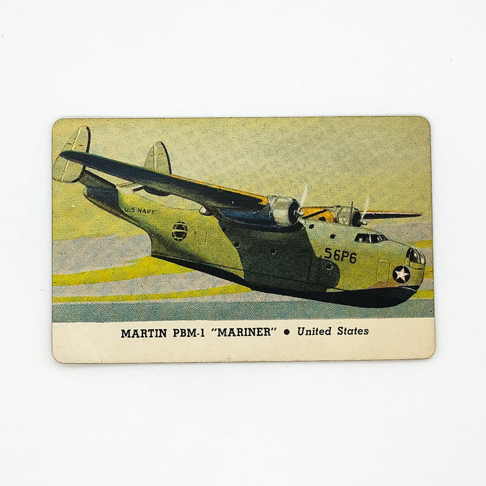 1940s Leaf Card-O Aeroplane Card Martin PBM-1 Mariner Series C United States WW2 3