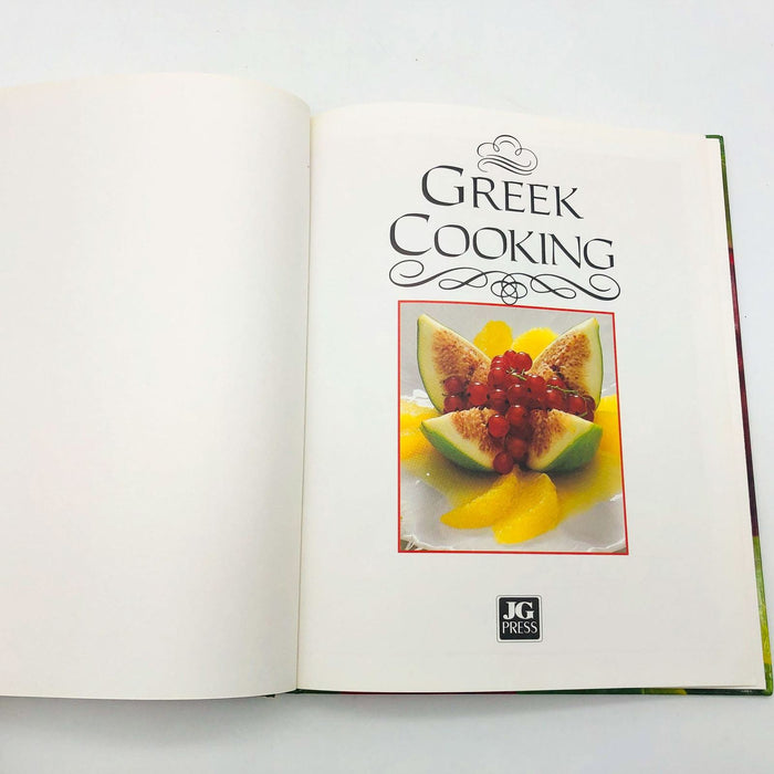 Greek Cooking Step By Step Hardcover JG Press 1995 1st Edition Recipes Cookbook 6