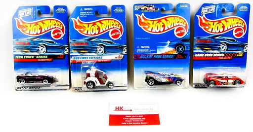 Hot Wheels Mixed Bunch Tee'd Off Twin Mill Roller Silhouette Qty 4 NEW Diecast 1