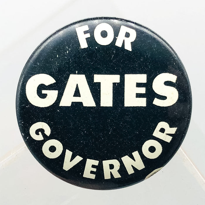 Ralph Gates For Governor Button .75" Indiana Political Campaign Lithographers 4