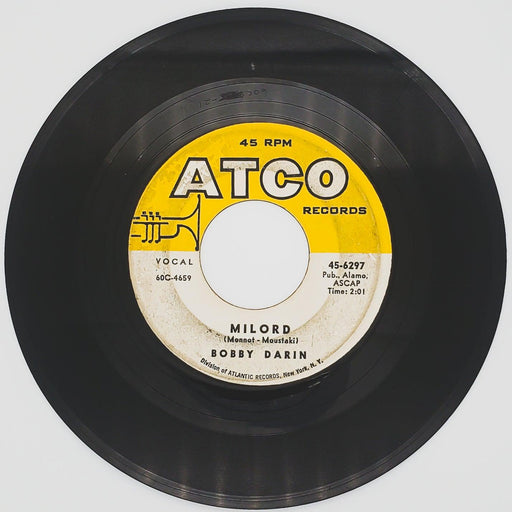 Bobby Darin Golden Earrings Record 45 RPM Single 45-6297 ATCO Records 1964 2