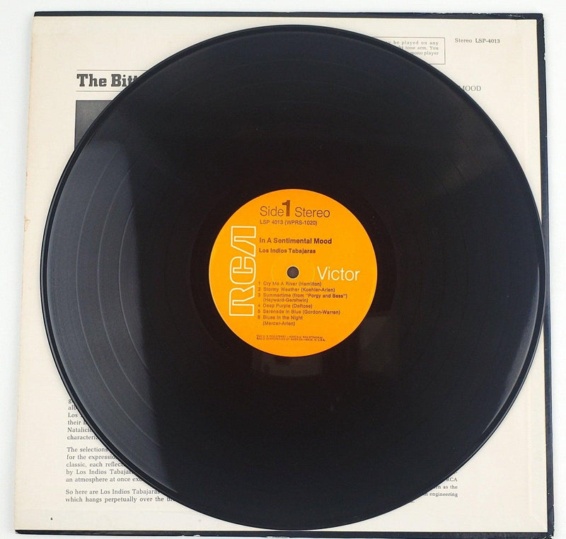 Los Indios Tabajaras In a Sentimental Mood Record 33 RPM 1968 Deep Purple 3