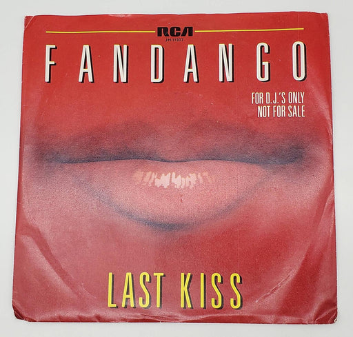 Fandango Last Kiss 45 RPM Single Record RCA 1978 PROMO JH-11357 1