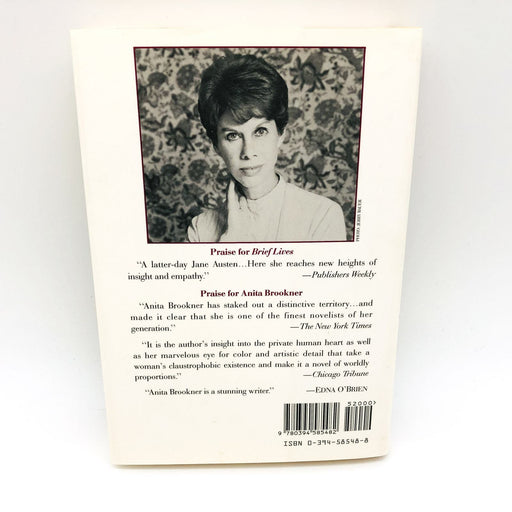 Brief Lives Hardcover Anita Brookner 1991 Cabaret Star Betrayal 1st Edition 2