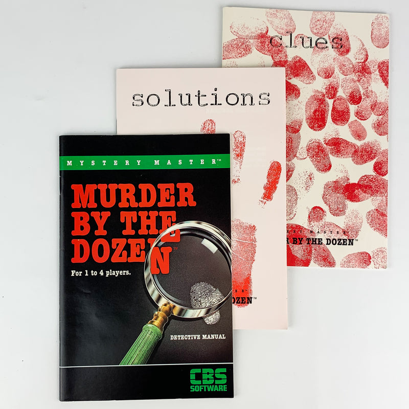 Mystery Master: Murder by the Dozen - Commodore 64 | 1983 CBS Software