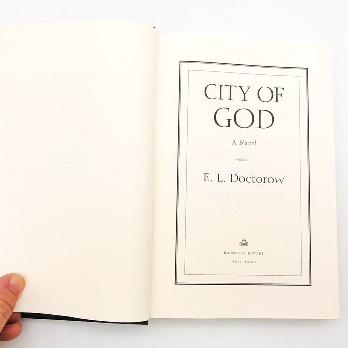 City Of God Hardcover E. L. Doctorow 2000 Rabbis Murder Mystery 1st Edition 8