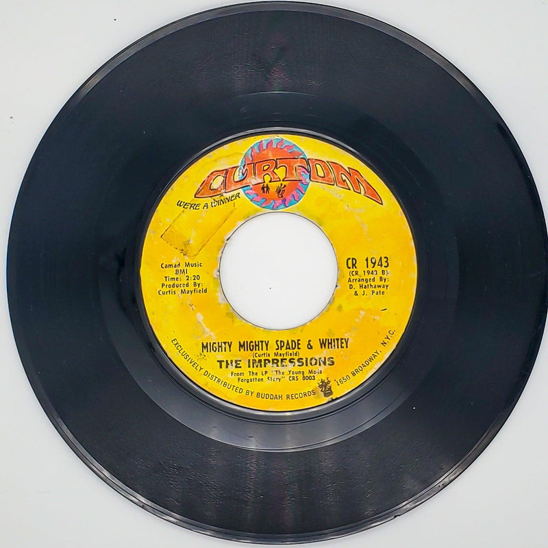 The Impressions Choice Of Colors Record 45 RPM Single CR 1943 Curtom 1969 2