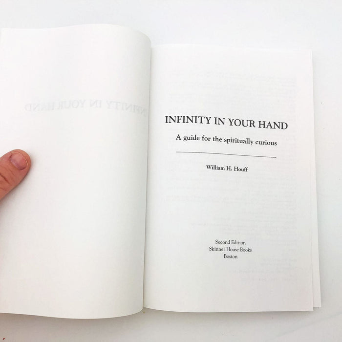 Infinity In Your Hand Hardcover William H. Houff 1988 Spiritual Life Curiosity 6