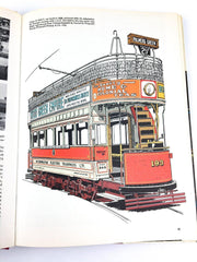 Buses, Trolleys & Trams Chas S Dunbar 1968 Hamlyn Hardcover w/ Dust Jacket 7