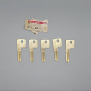 5x Yale EN8 Key Blanks GF Keyway Nickel Silver 5 Pin NOS 3