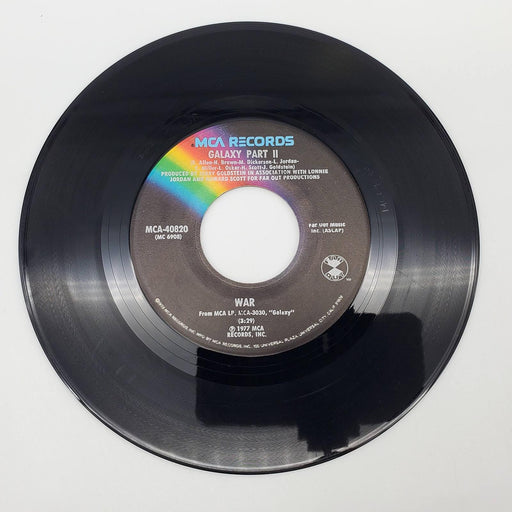 War Galaxy 45 RPM Single Record MCA Records 1977 MCAN 40820 2