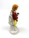 Occupied Japan Colonial English Man Holding Red Drink & Hat White Jacket Gold 2