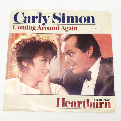 Carly Simon Coming Around Again Single Record Arista 1986 AS1-9525 1
