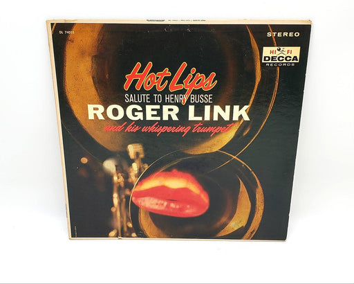 Roger Link Hot Lips Salute To Henry Busse 33 RPM LP Record Decca DL 74055 1