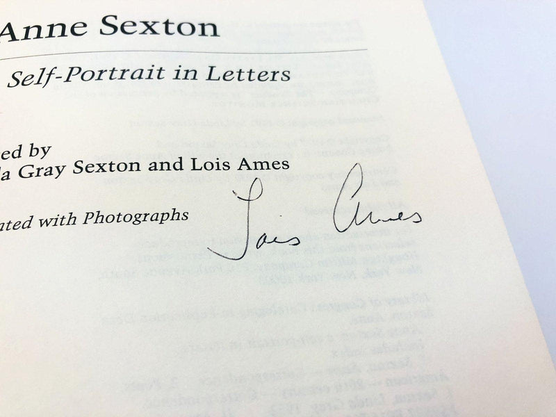 A Self Portrait In Letters Paperback Louis Ames 1991 Signed 1st Edition Poetry 7
