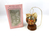 Holiday Barbie Doll Christmas Ornament 1997 4" Decoupage Ball Hanging Stand 6